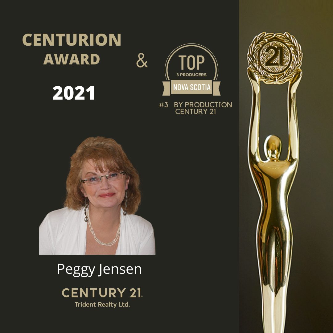 Centurion - Top-Agent-Peggy-Jensen-Award-Nova Scotia-Century 21-homes-real estate-agent-realtor