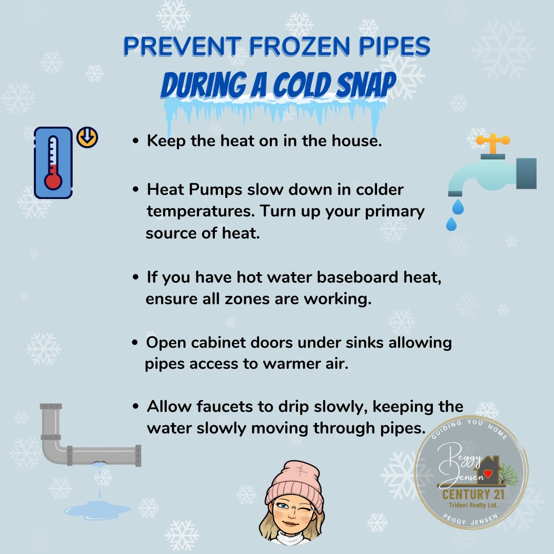 Prevent Frozen Pipes-Peggy Jensen-Century 21-Halifax-Dartmouth-Realtor