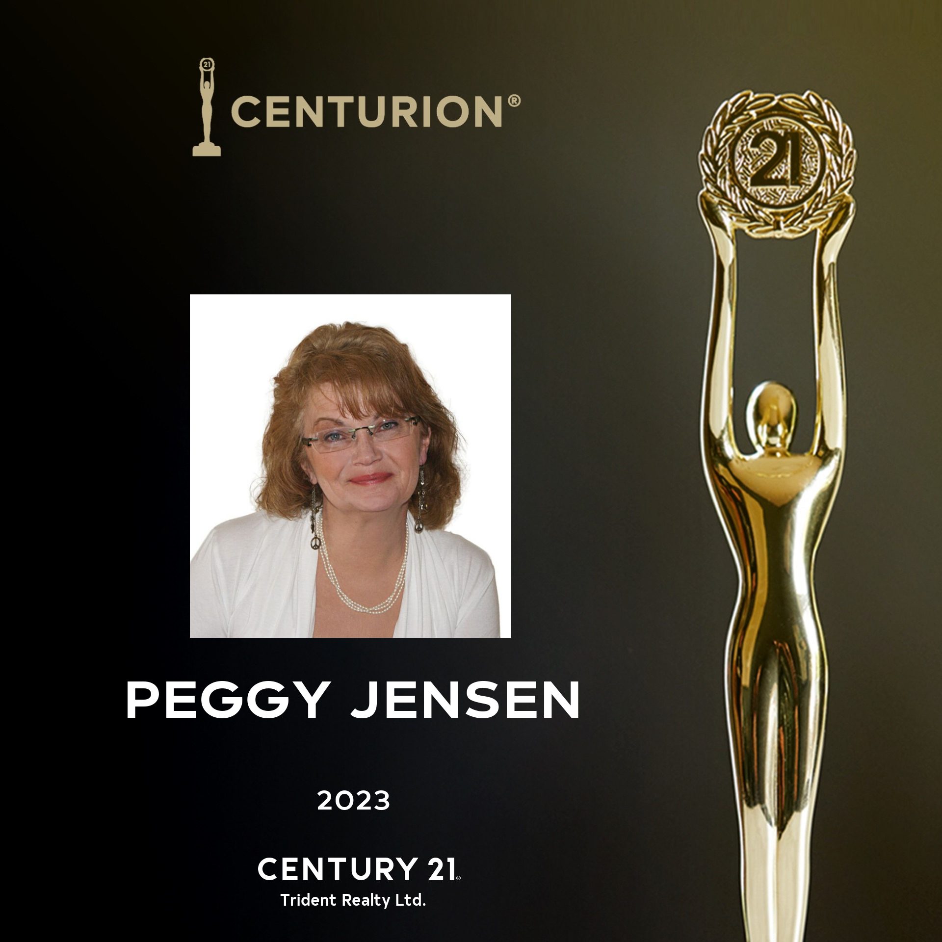 Award-Centurion-Peggy Jensen-Century 21-