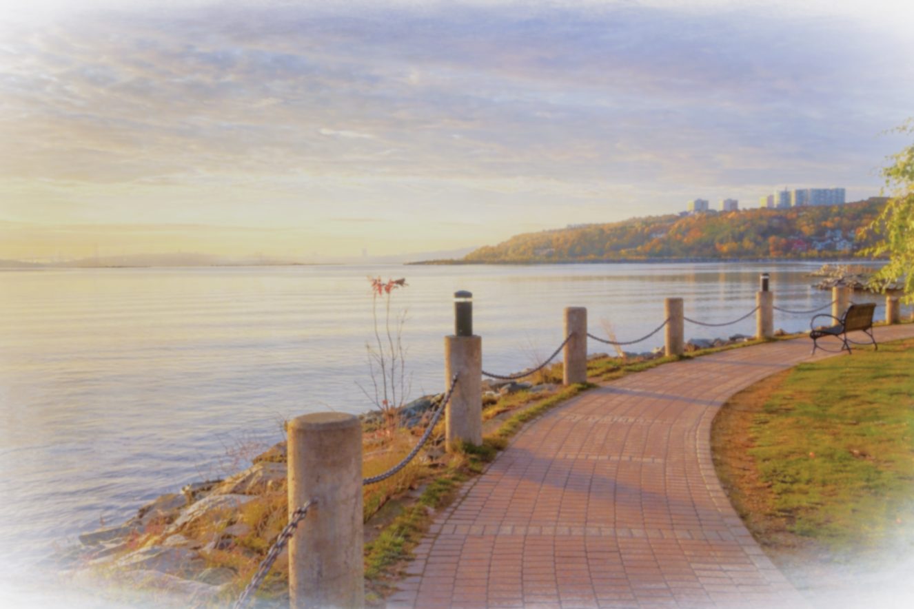 Looking out to Bedford Basin Halifax Sketch