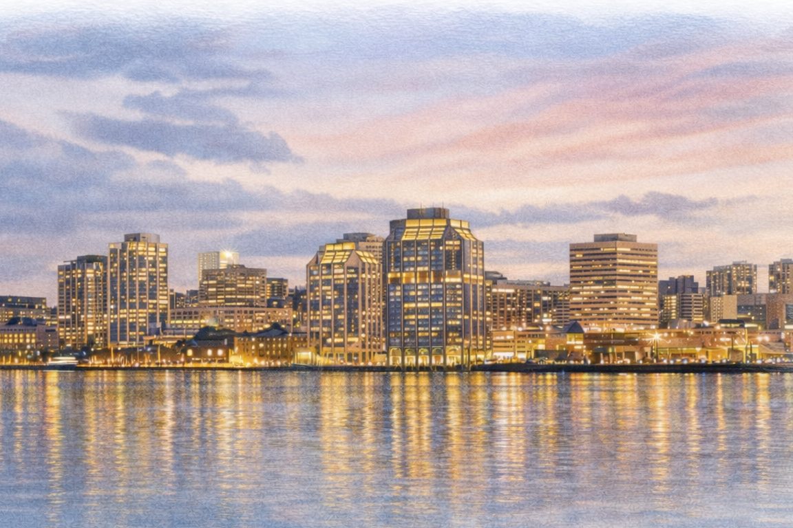 Halifax Harbour-Sketch Watercolour-Peggy Jensen