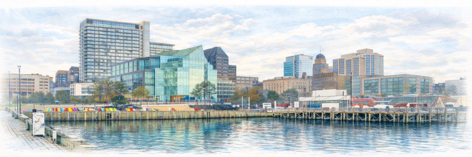 Dartmouth Waterfront with Alderney Landing